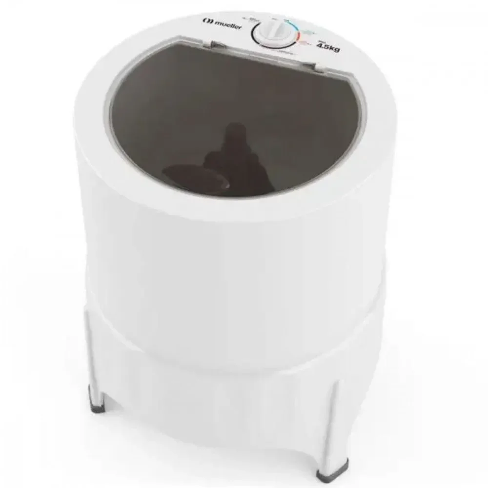 Lavadora de Roupas Mueller Plus 4.5kg Semiautomática com Timer Superior e Reaproveitamento de Água Branco 220V