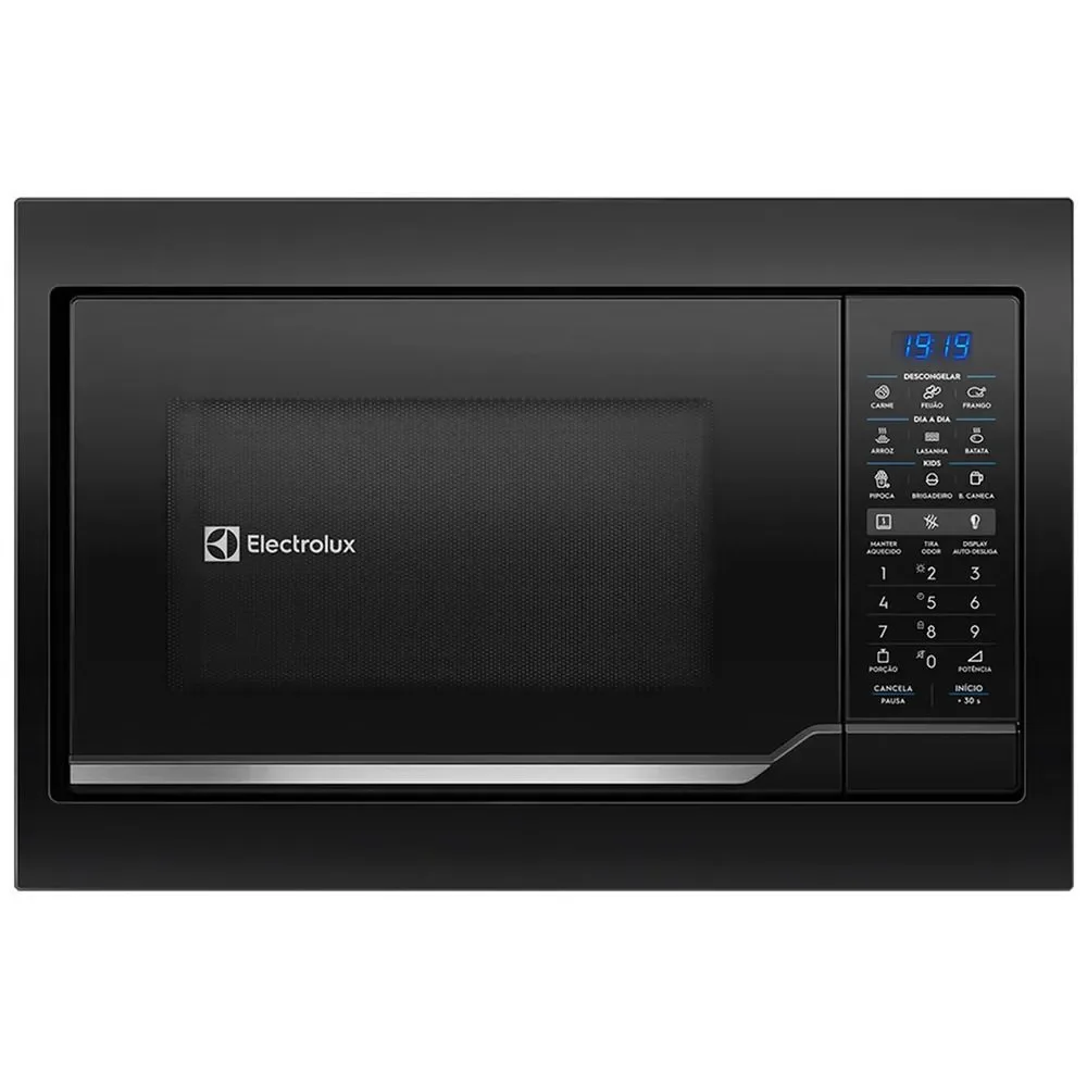 Micro-ondas de Embutir Electrolux ME3EP 34L 1400W Menu Kids Light Dia a Dia Favoritos Preto 110V