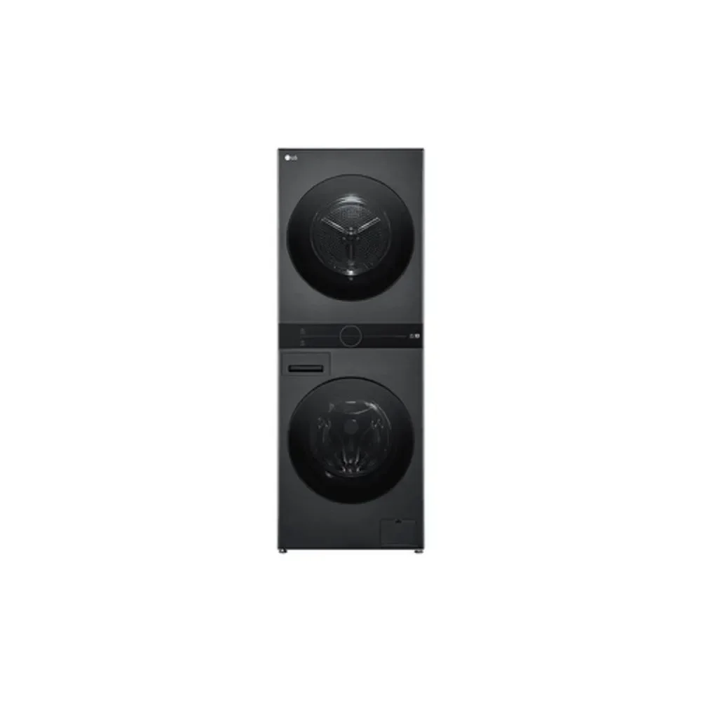 Lava e Seca LG Smart Washtower WK14BS6 14kg Inteligência Artificial Black Inox 110V