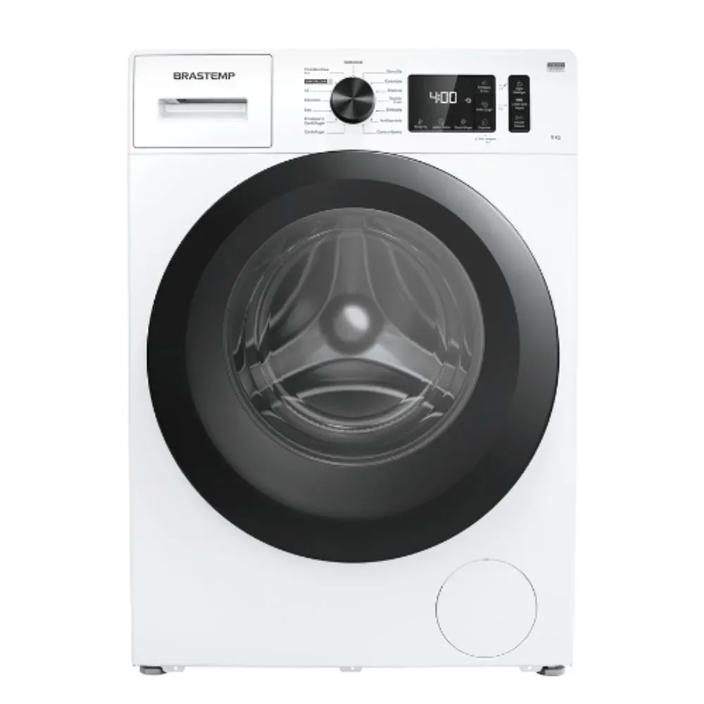 Lavadora de Roupas Brastemp BNF09AB 9kg Automática Frontal com Smart Sensor Tira Manchas Pro Branca 220V