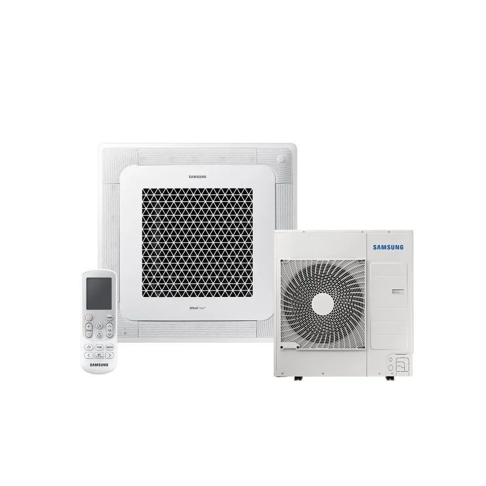 Ar Condicionado Split Cassete 4 Vias Samsung Wind Free 36000 BTUs Quente e Frio Inverter 220V R32 (AC036HCADKG/AZ)
