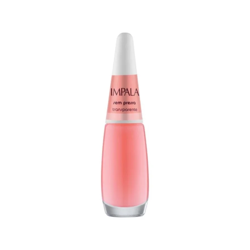Esmalte Impala Coleção A Cor da Sua Moda Transparente Sem Pressa 7,5ml