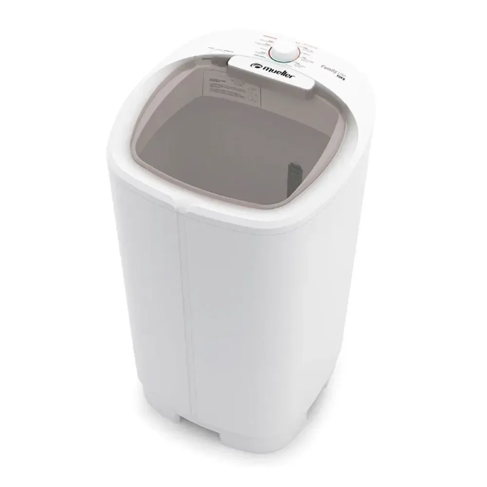 Máquina de Lavar Roupas Mueller Family Lite 10kg Semiautomática com Lava Edredom Branco 220V