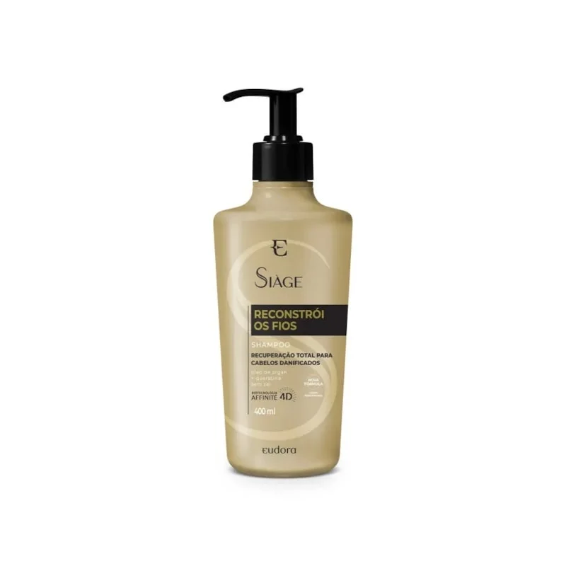 Shampoo Siàge Reconstrói Os Fios 400ml