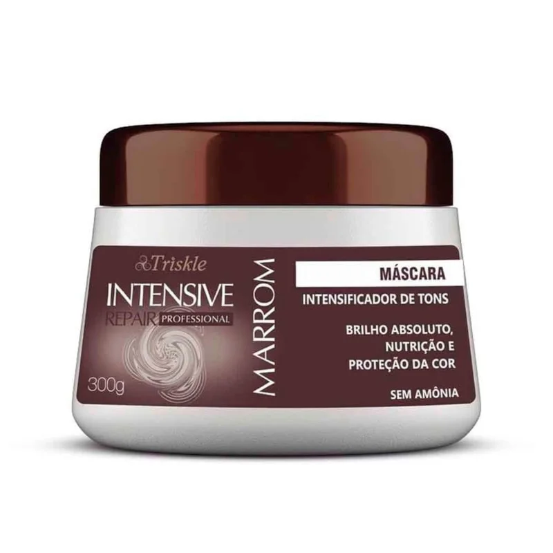 Máscara De Tratamento Triskle Intensive Repair Marrom 300g