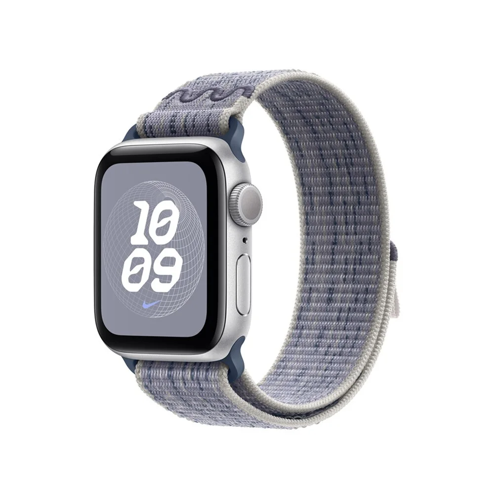 Pulseira Apple Watch Loop Esportiva Nike 40 mm, Cinza-Azul