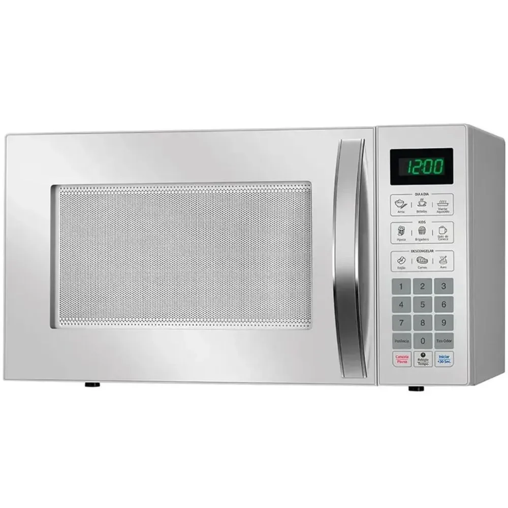 Micro-ondas de Bancada Mondial MO0234 34L 1400W com Menu Dia a Dia Menu Kids Função Descongelar Tira Odor Branco 220V
