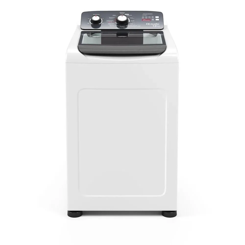 Máquina de Lavar Automática Mueller MLA13 13kg com Ultracentrifugação 11 Programas Branco 110V
