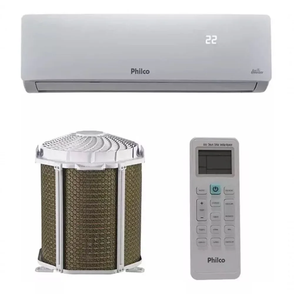 Ar Cond Split HW Philco Pac12000ITQFM9W 12000 BTU QF Inverter (096652813)