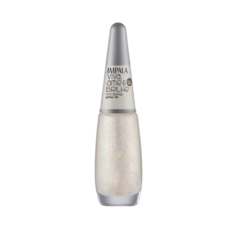 Esmalte Impala Glitter Coleção Viva Ame e Brilhe Vim Brilhar