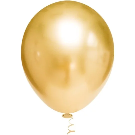 Balão PIC PIC Bexiga Bola Látex 16″ Polegadas Platino – Pacote com 12 Unidades