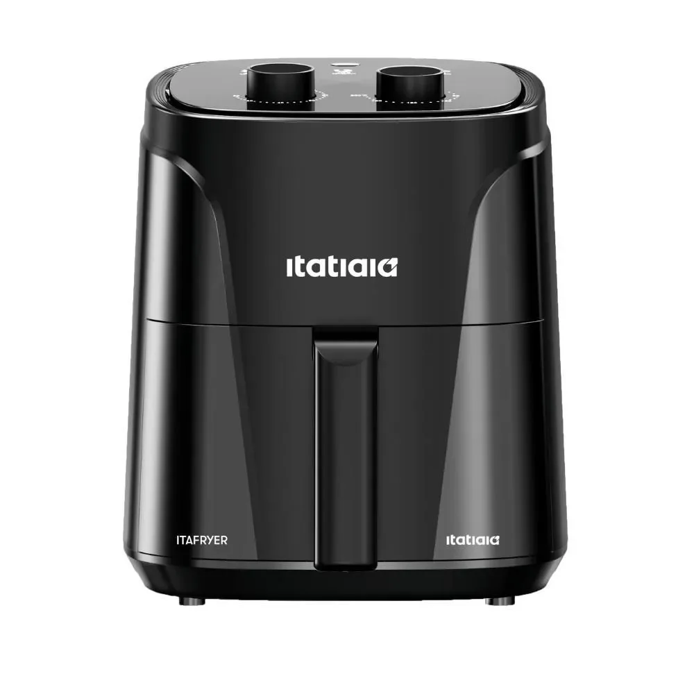 Fritadeira Elétrica Air Fryer Itatiaia Itafryer 4L 1400W com Timer e Grelha Preto 220V