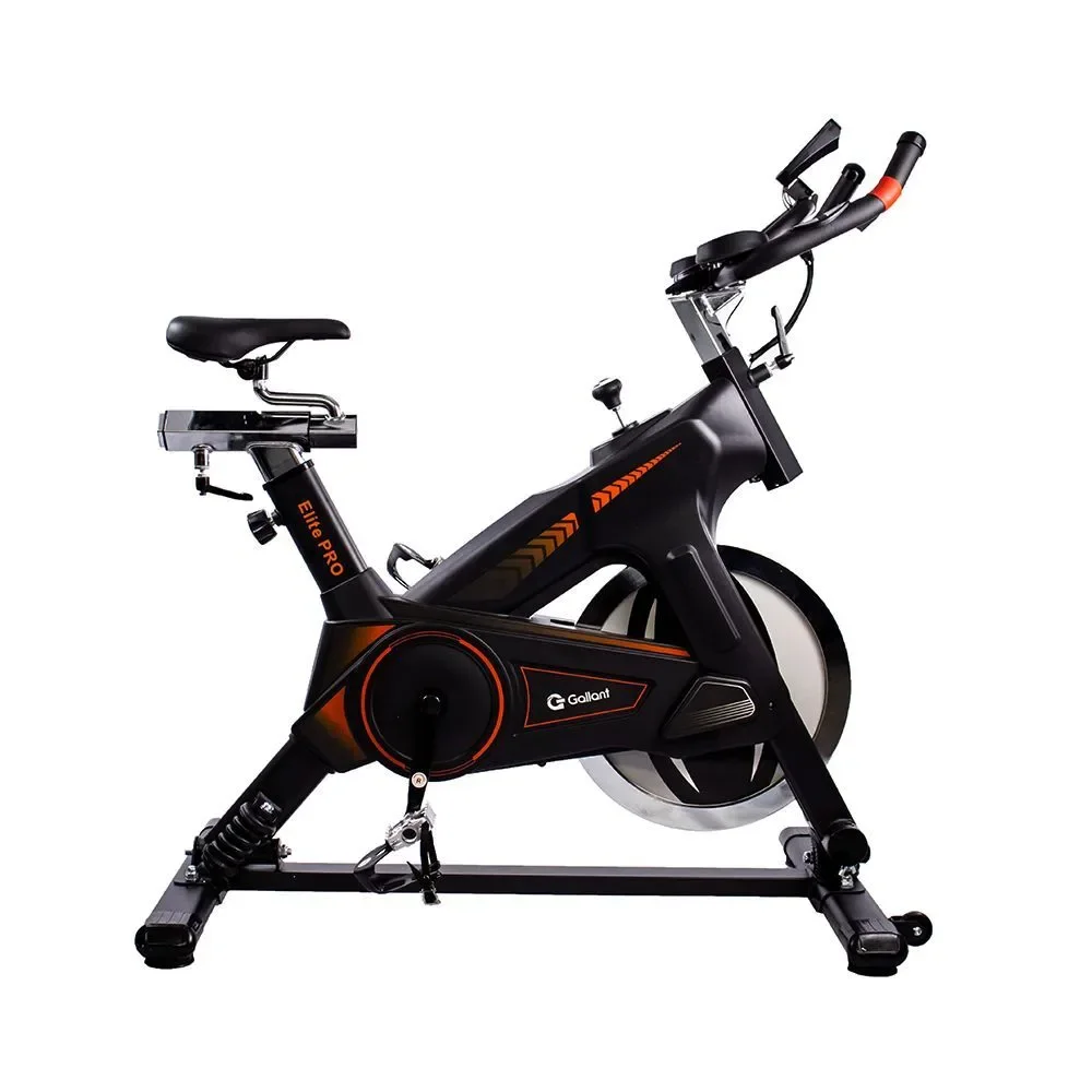 Bicicleta Ergométrica Spinning Gallant Elite Pro Mecânica Ate 120kg Roda de Inercia 18kg (GSB18HBTA-PT)