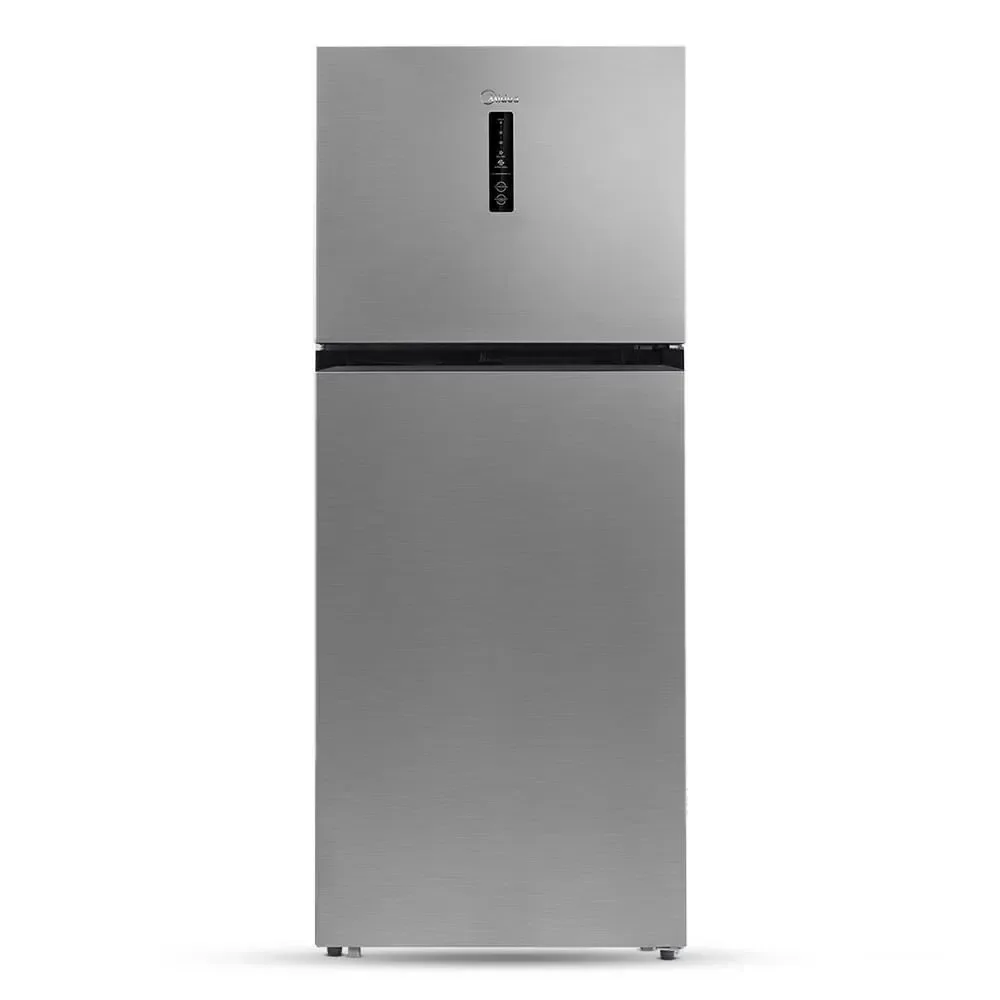 Geladeira Midea Duplex Frost Free Slim Inox 463L com Painel Digital e LED MD-RT645MTA461