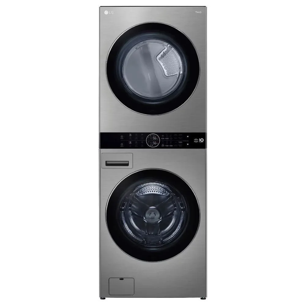 Lavadora E Secadora LG Washtower 17kg Inox 220V WK17VS6A