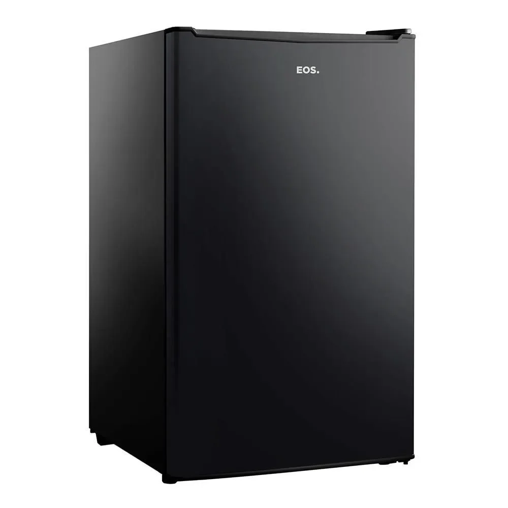 Frigobar Mini Refrigerador Doméstico EOS Ice Compact EFB101P 93L Click Defrost Preto 220V