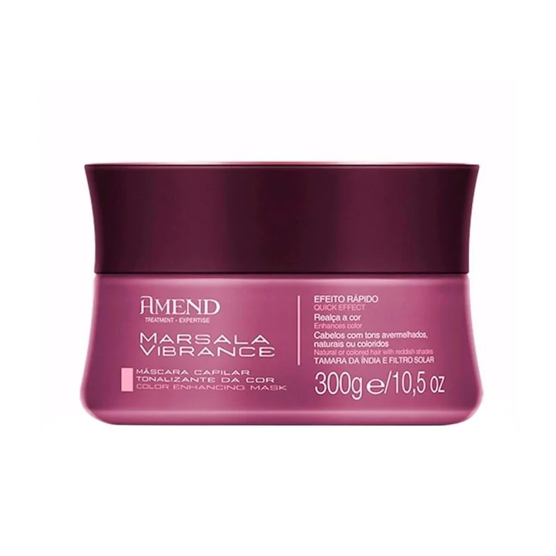 Máscara De Tratamento Amend Expertise Marsala 300g