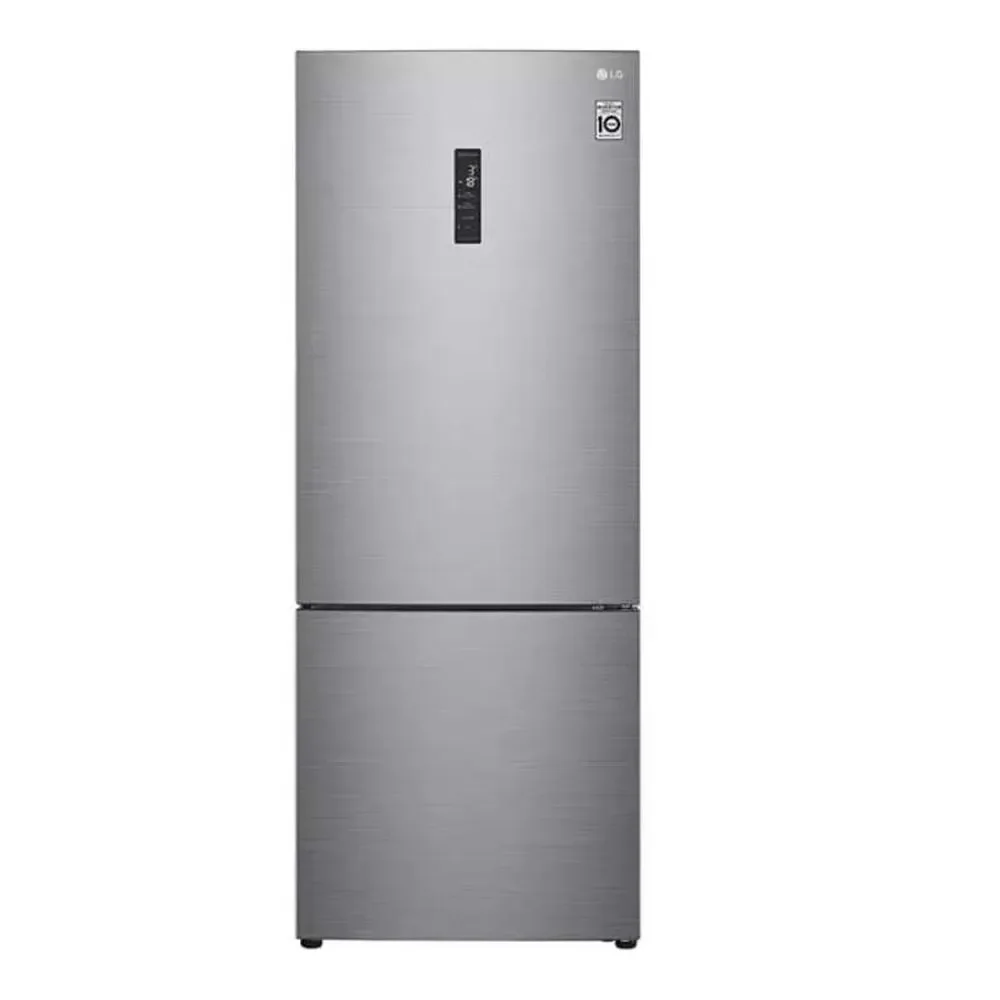 Refrigerador LG Bottom Freezer Duplex Frost Free Inverter 451L Doorcooling+ Multi Air Flow GC-B569NLL2 Inox 220V