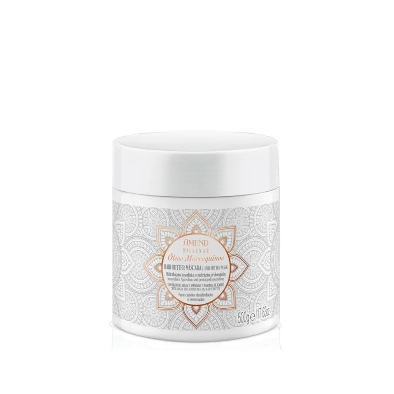 Máscara de Tratamento Amend Millenar Hair Butter Óleos Marroquinos 500