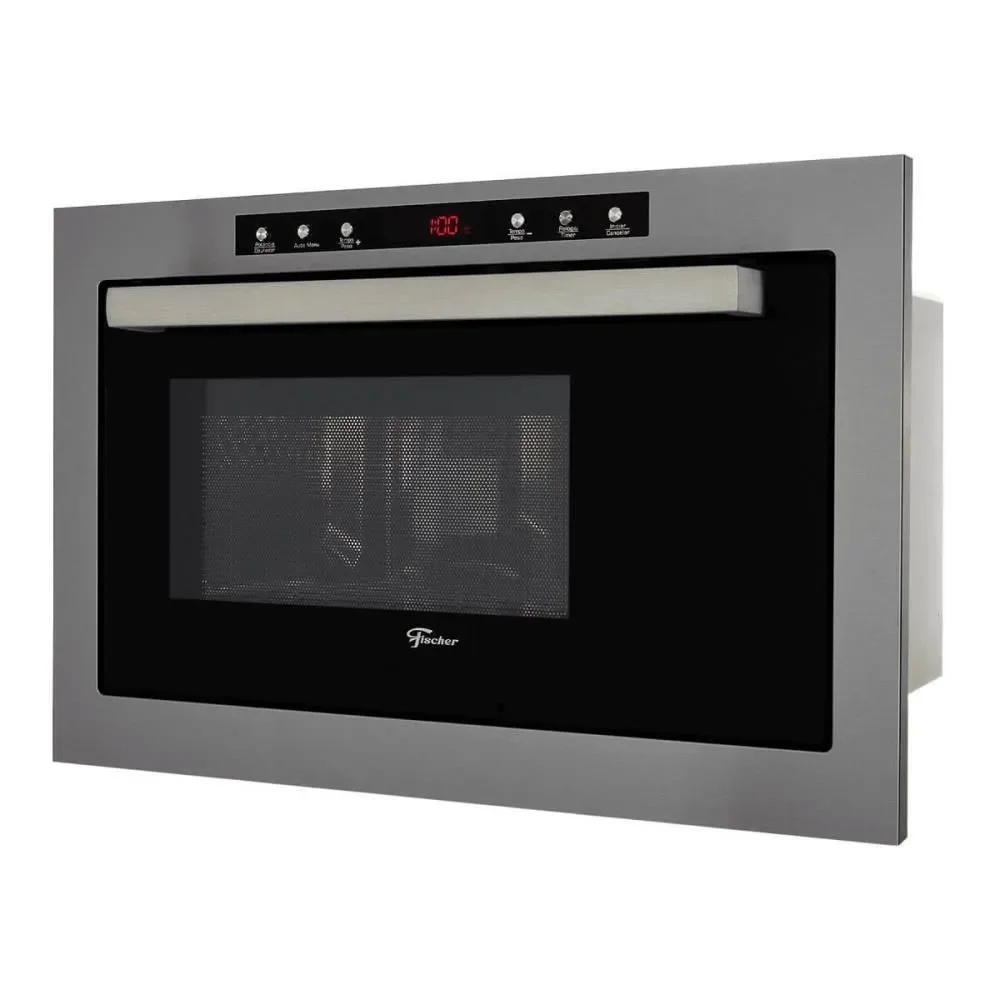 Micro-ondas de Embutir Fischer Infinity com Dourador Grill 25L Inox 110V 25378(55520)