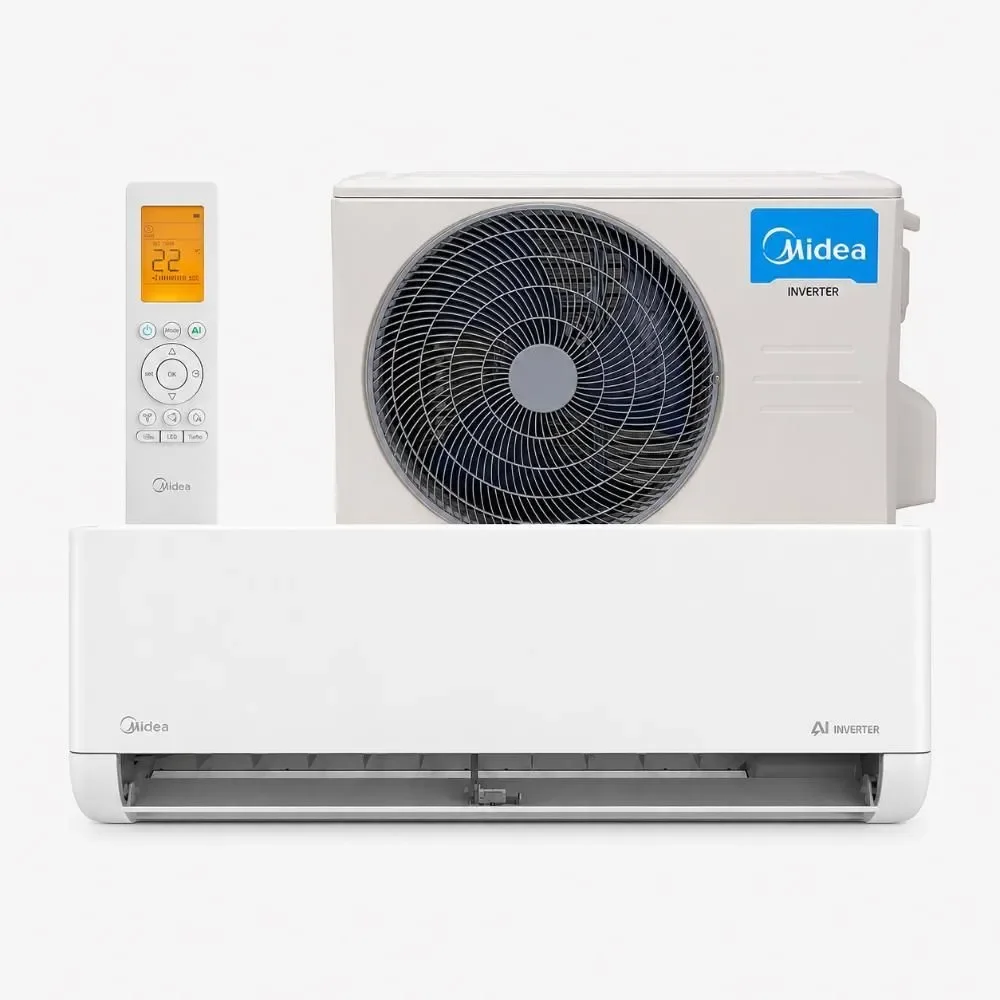 Ar Condicionado Split Hi Wall Midea Inverter AI Ecomaster 12000 BTUS Frio 110V 38EFVCA12M8 42EFVCA12M8
