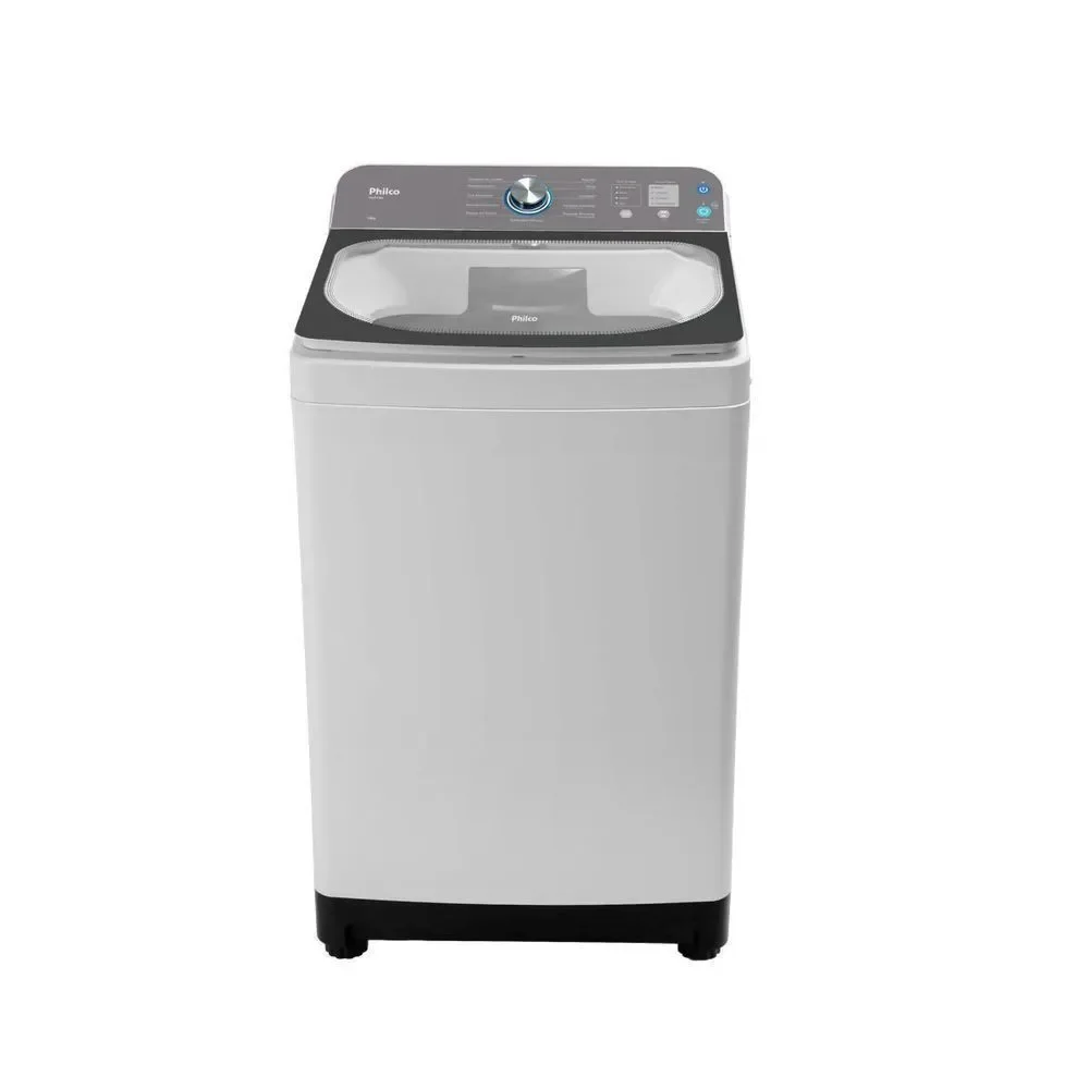 Máquina de Lavar Roupas Philco PLR14A 14kg Automática com 12 Programas Branca Abertura Superior