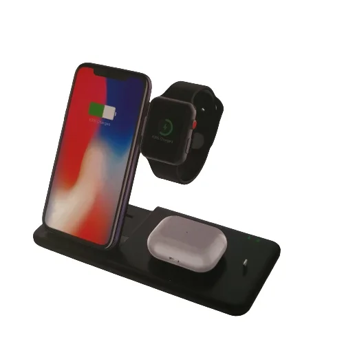 Carregador 4em1 Sem Fio Smartphone/Watch/Airpods/Apple