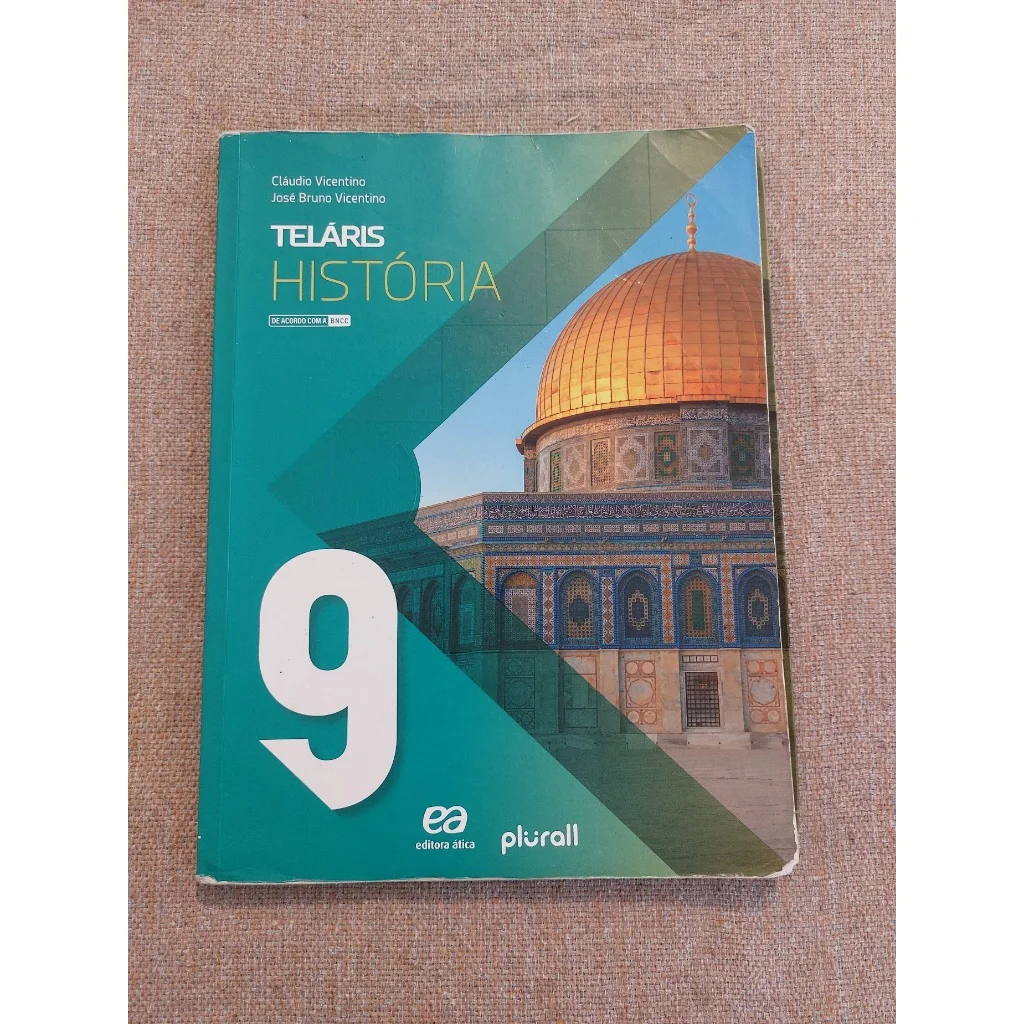 Teláris História 9º Ano, Cláudio Vicentino e José Bruno Vicentino, editora Ática,