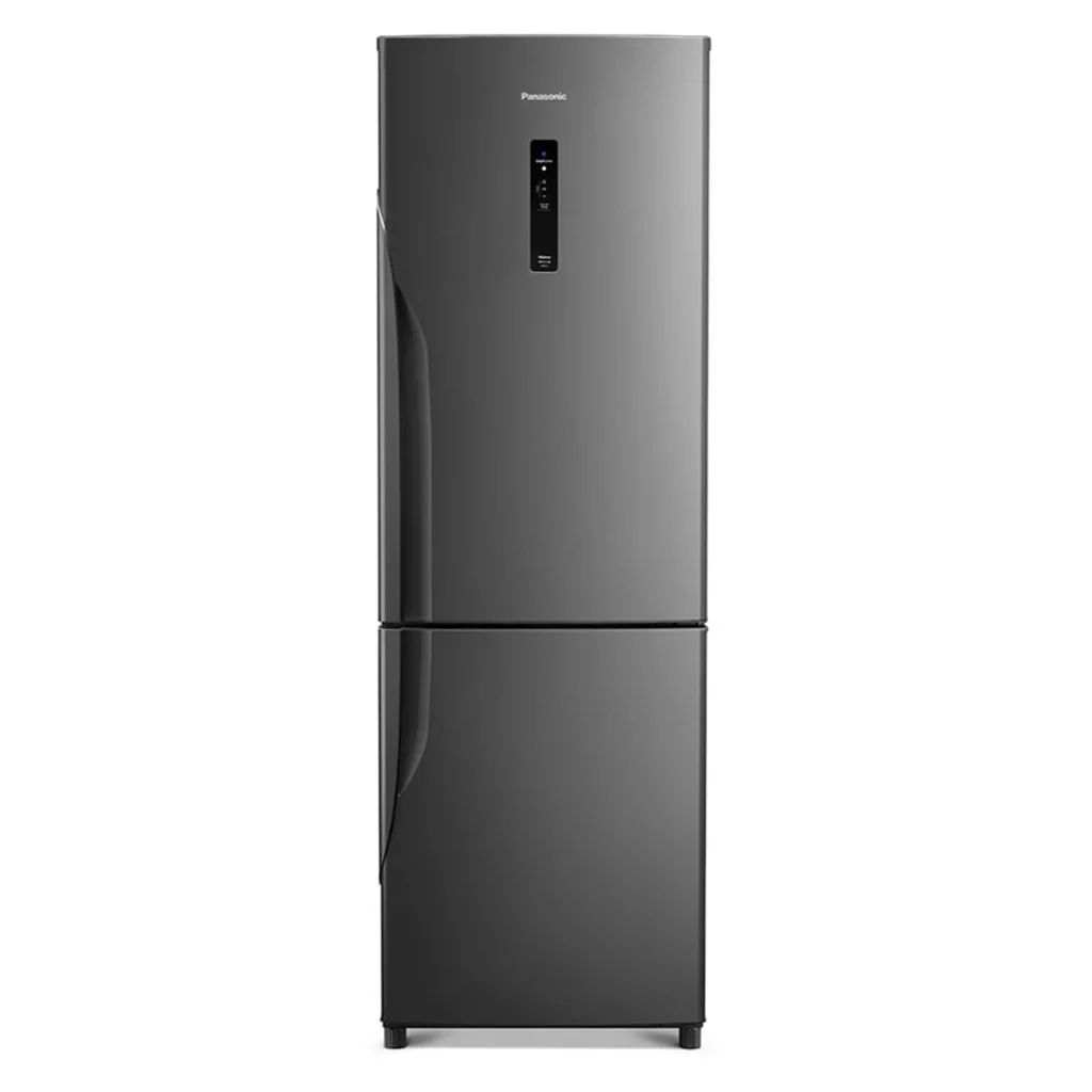 Geladeira Panasonic Intuitive+ Frost Free Inverter 407 Litros Titanium NR-BB41PV2TA