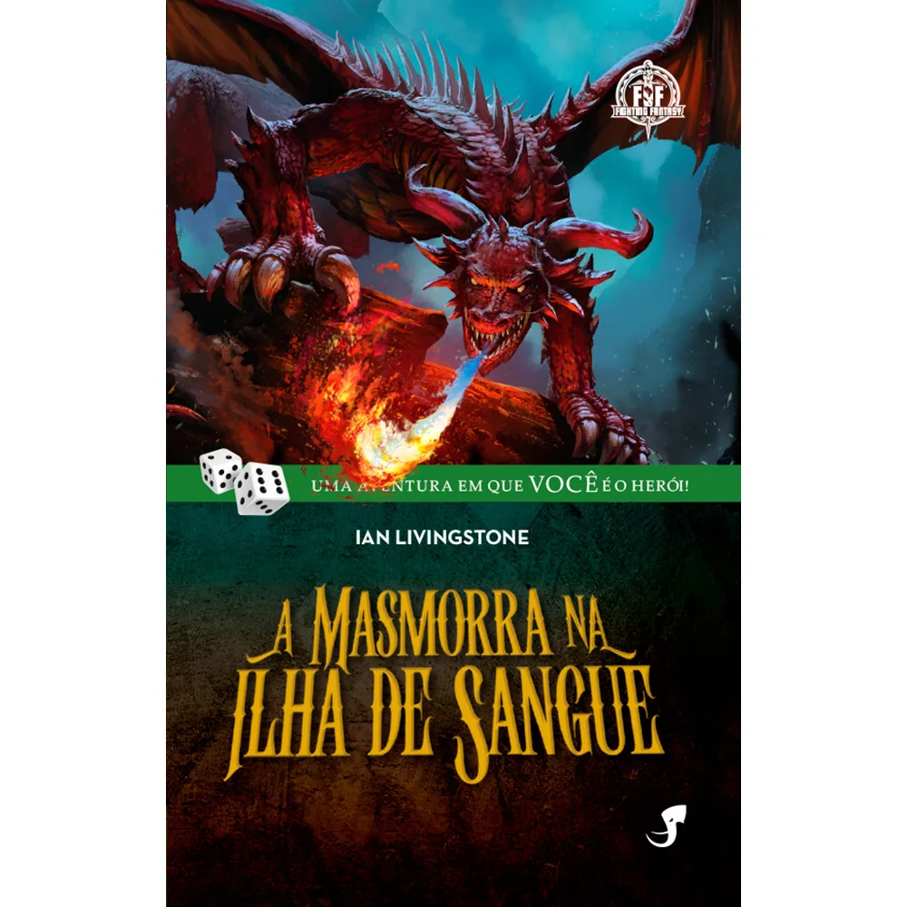 Livro - FF 35 - A Masmorra na Ilha de Sangue - por IAN LIVINGSTONE - Editora Jambô