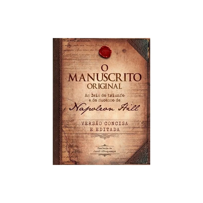 Livro - O manuscrito original - livro de bolso - por Napoleon Hill - Editora Citadel