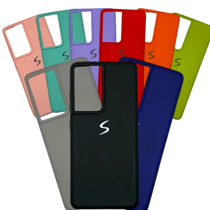 Capa Case CSGS21U Silicone Compativel com o Samsung S21 ULTRA Colorida Proteção Smartphone