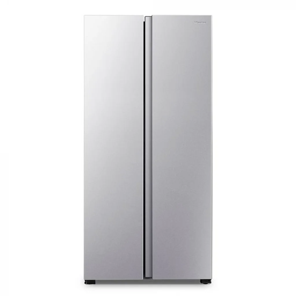 Geladeira Hisense Side By Side 441l Inverter Frost Free Cinza