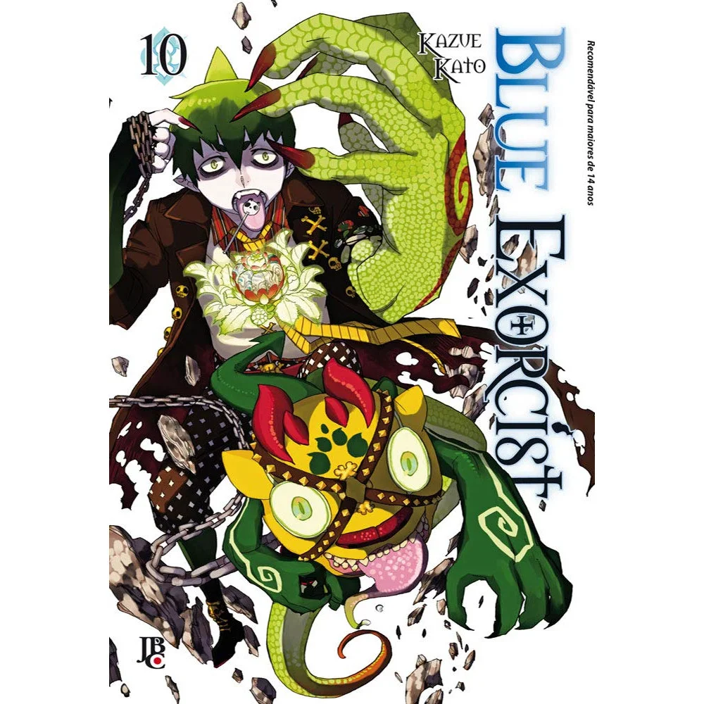 Mangá - Blue Exorcist Vol. 10 - por Kazue Katô - Editora JBC