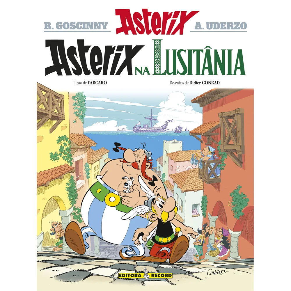 Comics - Asterix na Lusitânia (Nº 41 As aventuras de Asterix) - Editora Record
