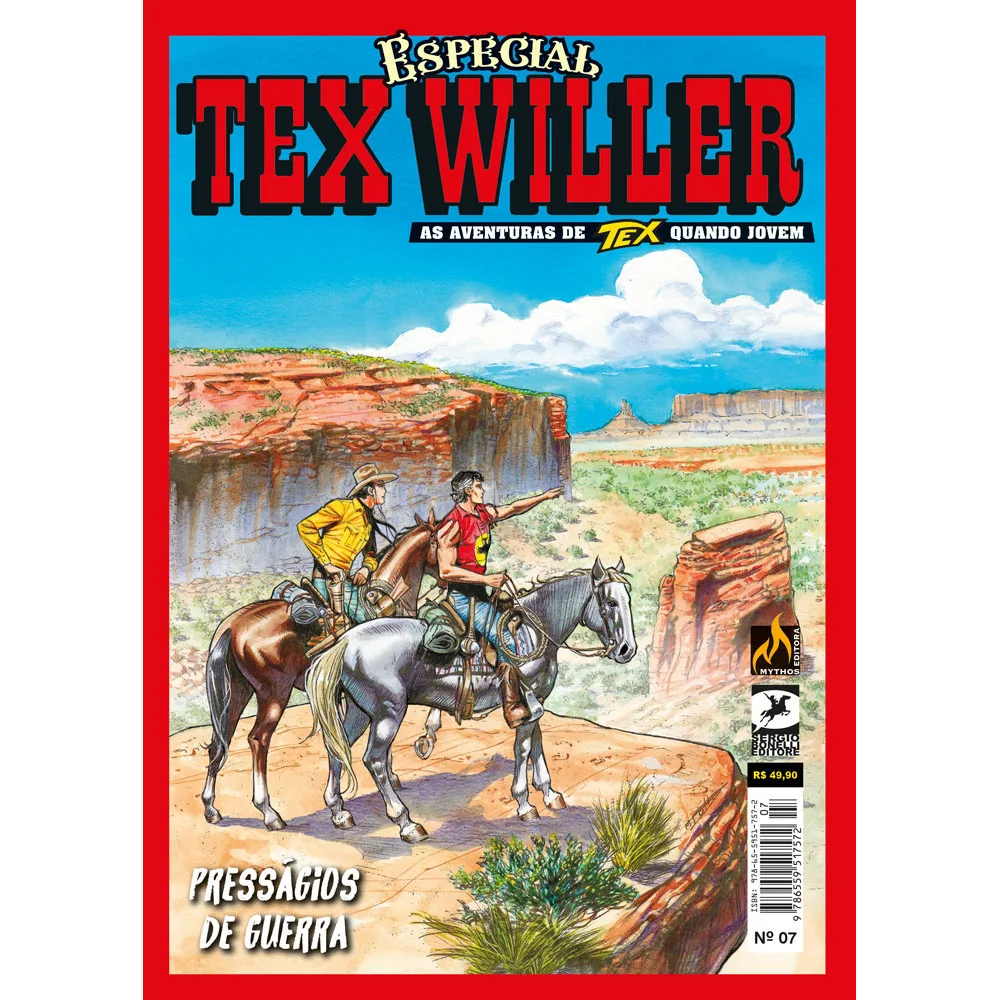 Comic - Tex Willer especial vol. 7 - Novo/Lacrado - Editora Mythos Editora -