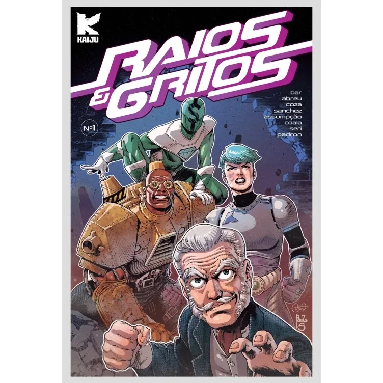 Comic - Raios & Gritos #1 - Novo/Lacrado - Kaiju Editora -