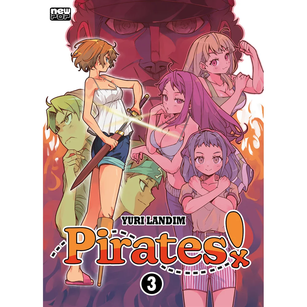 Mangá - Pirates! - Volume 3 - por Yuri Landim - Editora New Pop