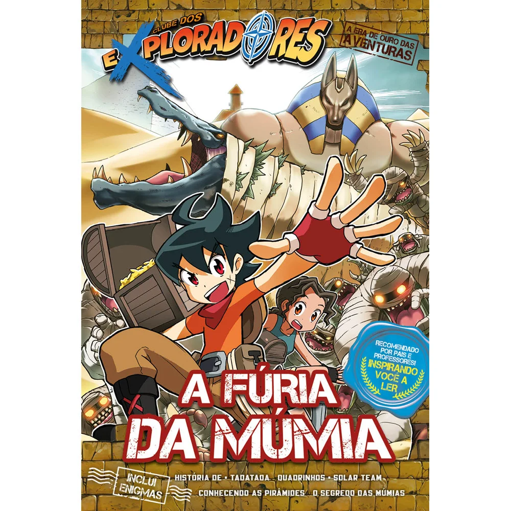 Mangá - Clube de eXploradores: A fúria da múmia - Editora JBC