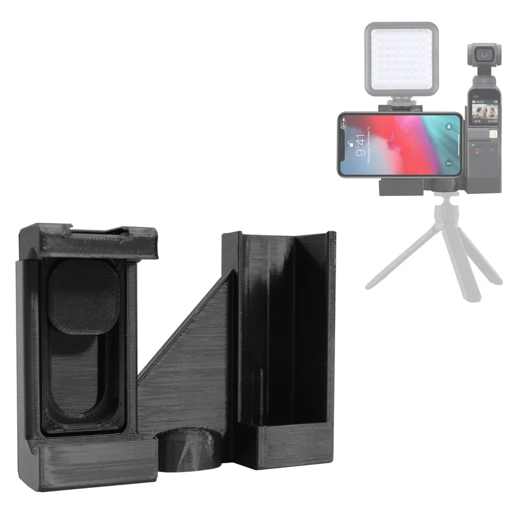 Suporte Celular Smartphone Tripe Osmo Pocket Led Microfone