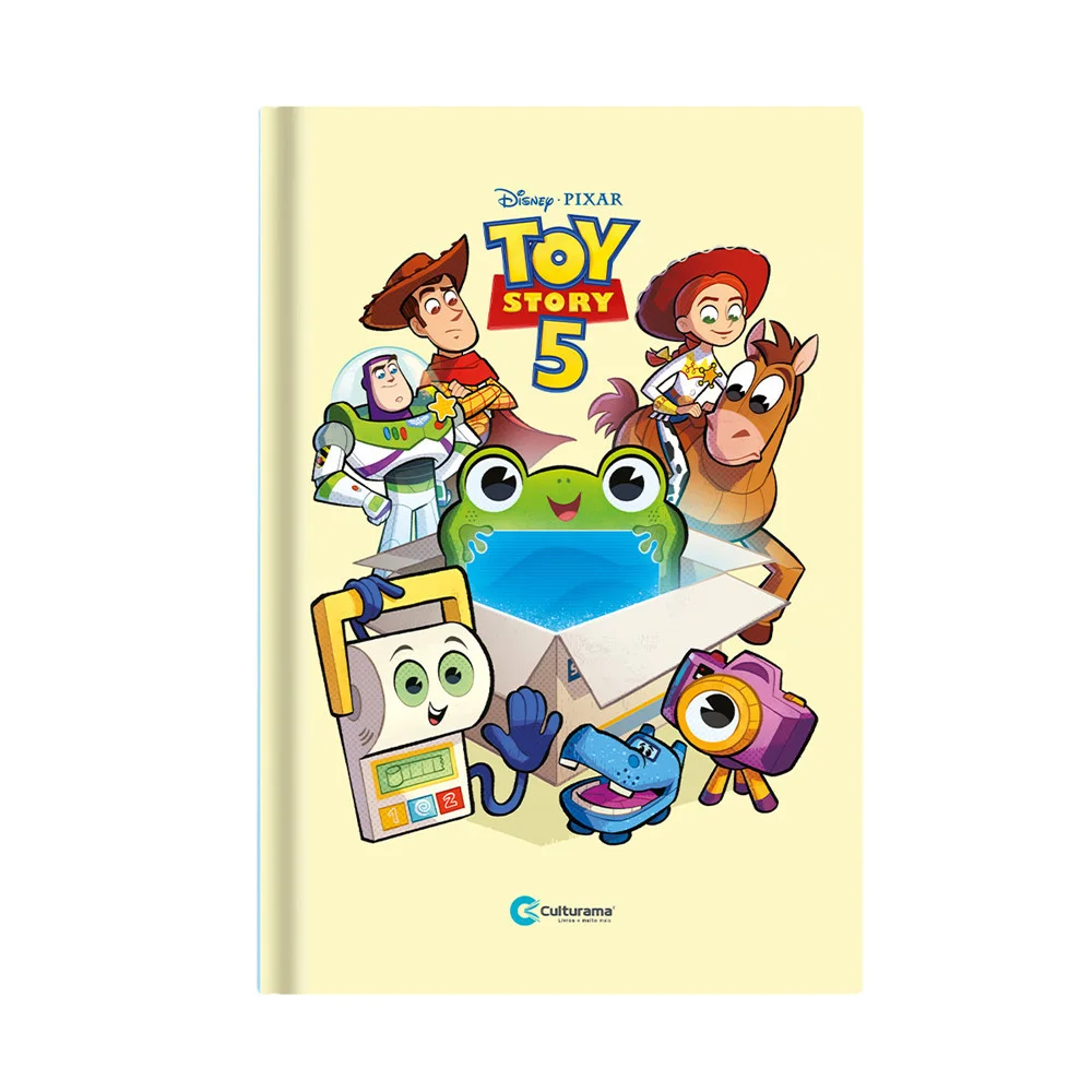 Livro - Livro De Histórias Capa Dura - Toy Story 5 - Novo - Editora Culturama Editora -