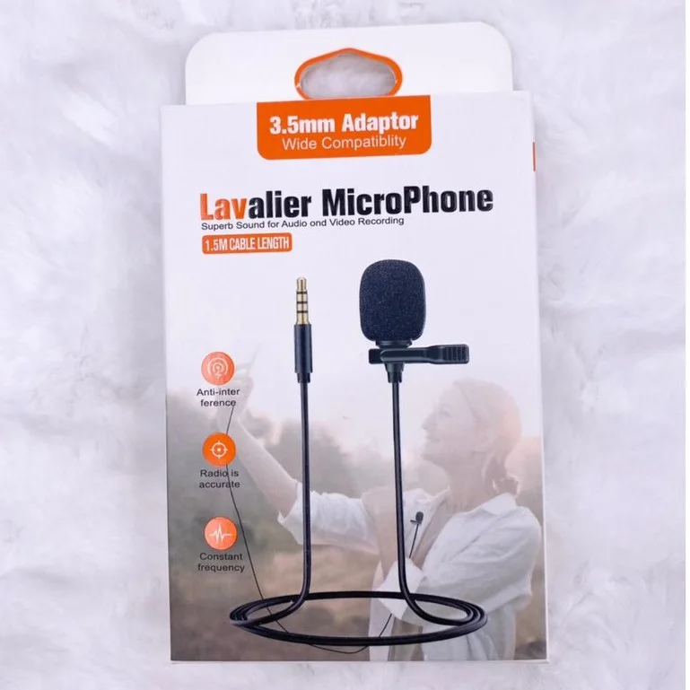 Microfone Lapela P/ Celular Smartphones iPhone Youtubers