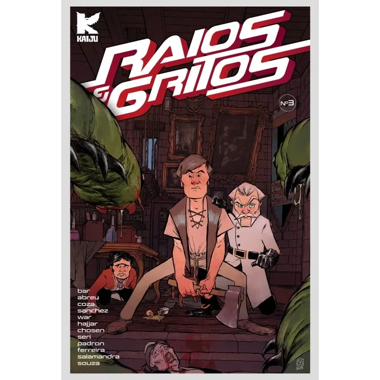 Comic - Raios & Gritos #3 - Novo/Lacrado - Kaiju Editora -