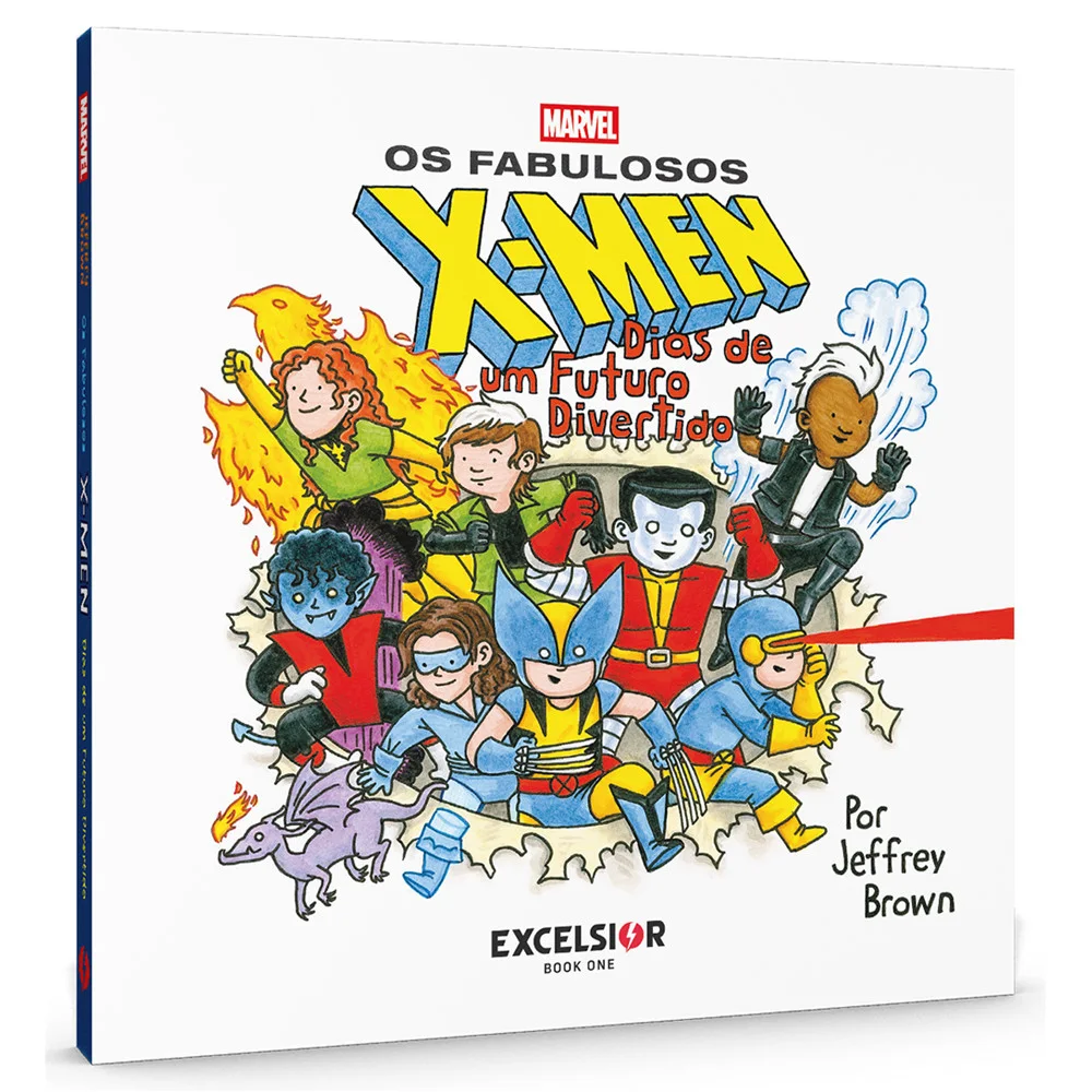 Livro - OS FABULOSOS X-MEN: DIAS DE UM FUTURO DIVERTIDO - por Jeffrey Brown - Editora Excelsior