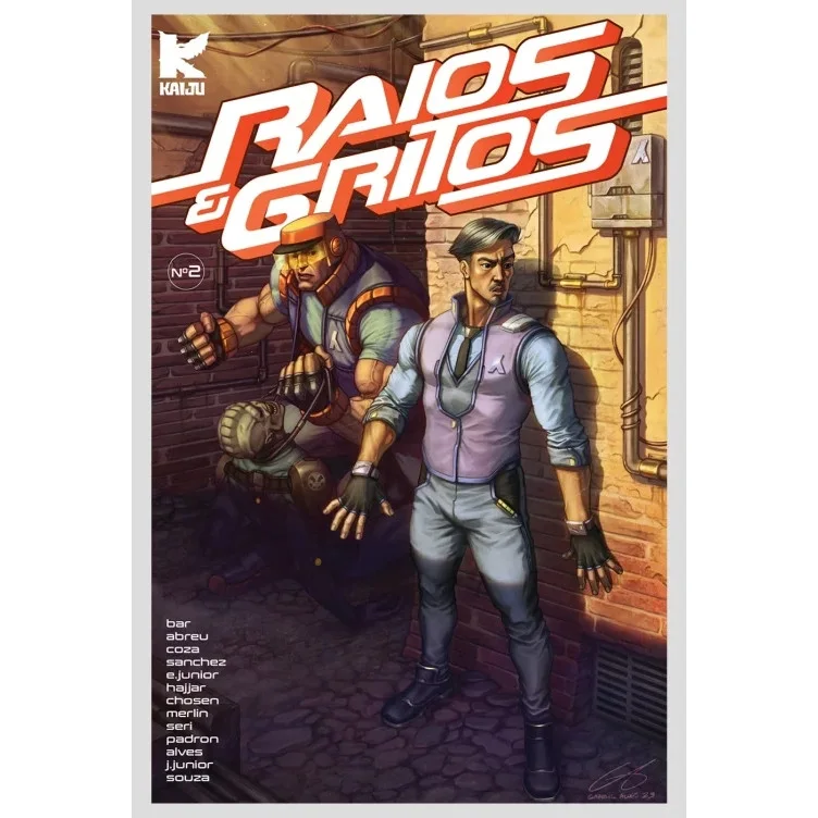 Comic - Raios & Gritos #2 - Novo/Lacrado - Kaiju Editora -