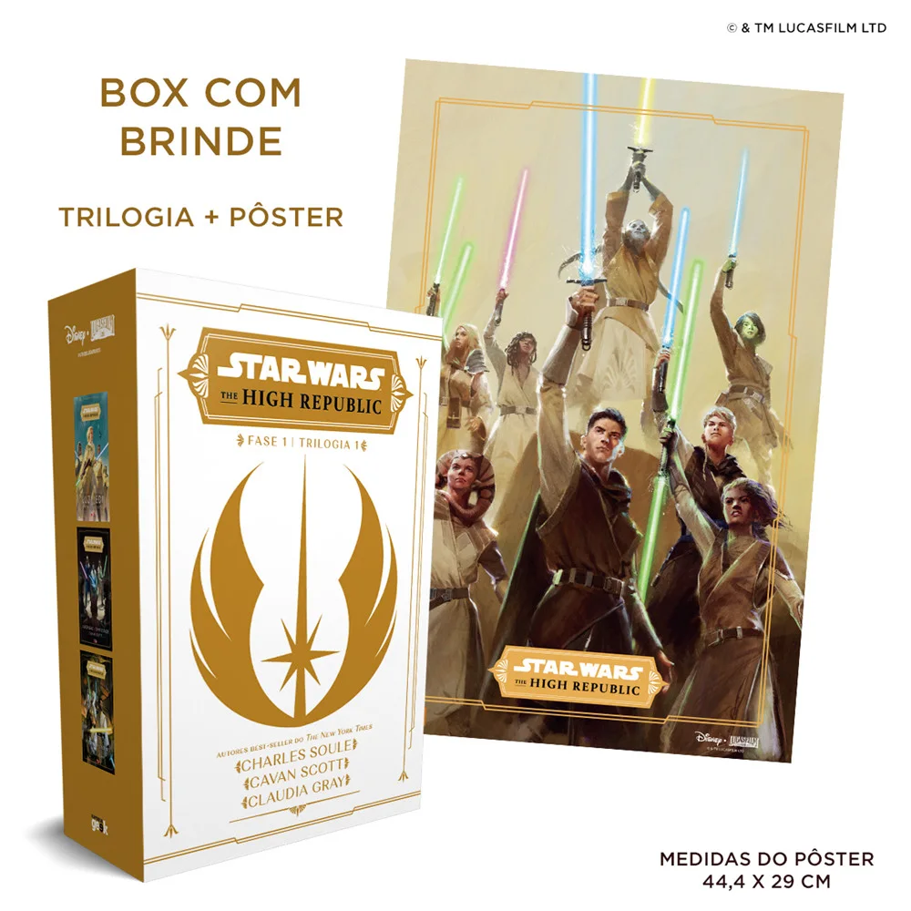 Livro - Box Star Wars: High Republic - Fase I - Trilogia I - Editora Universo dos Livros