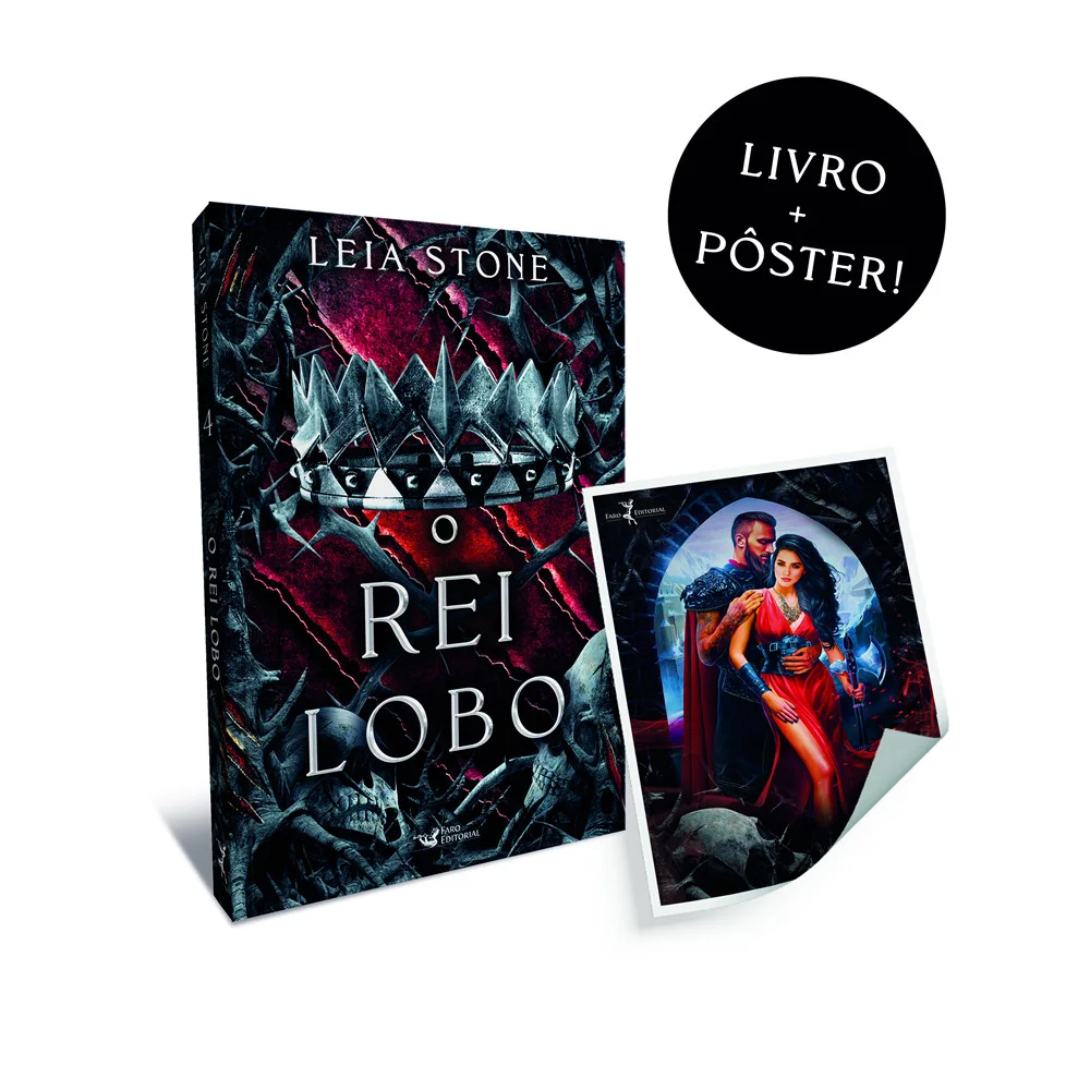 Livro - O rei Lobo: Com brinde - por Leia Stone - Faro Editora