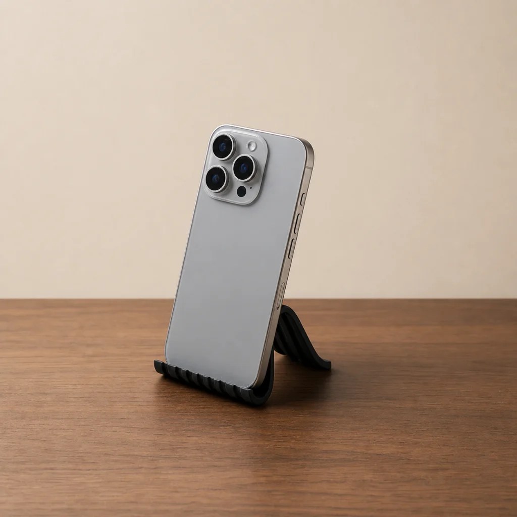 Suporte Celular Ondulado Minimalista Smartphone Em PLA