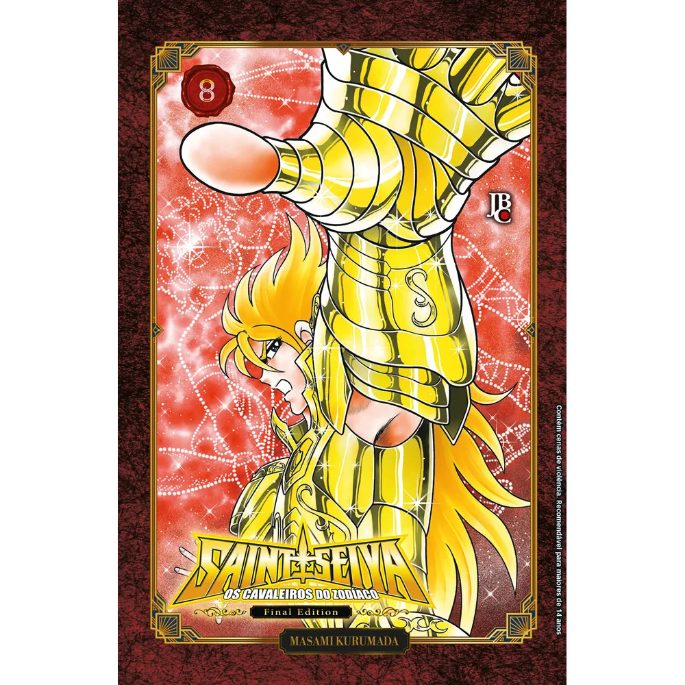 Mangá - Cavaleiros do Zodíaco Saint Seiya Final Edition Vol. 08 - por Masami Kurumada - Editora JBC