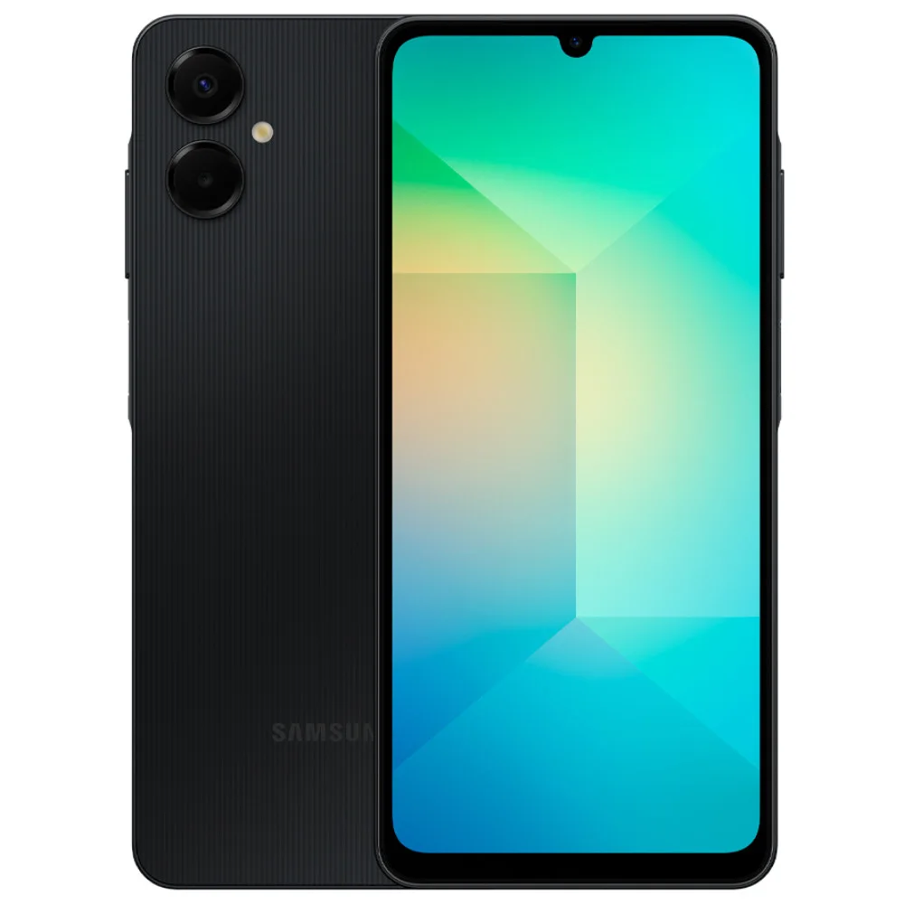 Smartphone Samsung Galaxy A06 5G 128GB 4GB RAM Tela 6.7" HD+ Câmera Dupla 50MP+2MP Frontal 8MP Preto